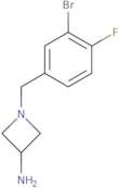 1-[(3-Bromo-4-fluorophenyl)methyl]azetidin-3-amine