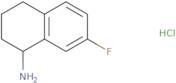 (1S)-7-Fluoro-1,2,3,4-tetrahydronaphthalen-1-amine hydrochloride