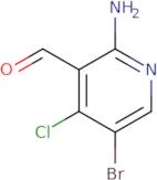 2-Amino-5-bromo-4-chloropyridine-3-carbaldehyde