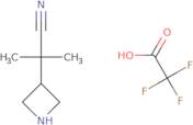 2-(Azetidin-3-yl)-2-methyl-propanenitrile 2,2,2-trifluoroacetic acid