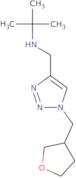 2-Methyl-N-[[1-(oxolan-3-ylmethyl)triazol-4-yl]methyl]propan-2-amine