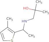 2-Methyl-1-[1-(3-methylthiophen-2-yl)ethylamino]propan-2-ol