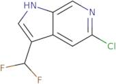 5-Chloro-3-(difluoromethyl)-1H-pyrrolo[2,3-c]pyridine