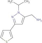 (1-Isopropyl-3-(thiophen-3-yl)-1H-pyrazol-5-yl)methanamine