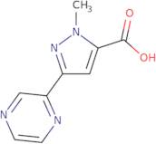 1-Methyl-3-(pyrazin-2-yl)-1H-pyrazole-5-carboxylic acid