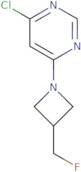 4-Chloro-6-(3-(fluoromethyl)azetidin-1-yl)pyrimidine