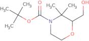 tert-Butyl 2-(hydroxymethyl)-3,3-dimethylmorpholine-4-carboxylate