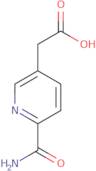 2-(6-Carbamoylpyridin-3-yl)acetic acid