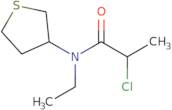 2-Chloro-N-ethyl-N-(tetrahydrothiophen-3-yl)propanamide