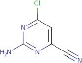 2-Amino-6-chloropyrimidine-4-carbonitrile