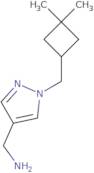 {1-[(3,3-Dimethylcyclobutyl)methyl]-1H-pyrazol-4-yl}methanamine