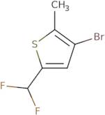 3-Bromo-5-(difluoromethyl)-2-methylthiophene