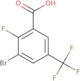 3-Bromo-2-fluoro-5-(trifluoromethyl)benzoic acid