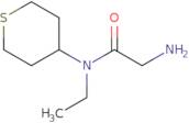 2-Amino-N-ethyl-N-(tetrahydro-2H-thiopyran-4-yl)acetamide