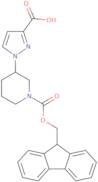 1-(1-{[(9H-Fluoren-9-yl)methoxy]carbonyl}piperidin-3-yl)-1H-pyrazole-3-carboxylic acid