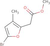 Methyl 2-(5-bromo-3-methylfuran-2-yl)acetate