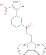 3-(1-{[(9H-Fluoren-9-yl)methoxy]carbonyl}piperidin-3-yl)-1H-pyrazole-4-carboxylic acid