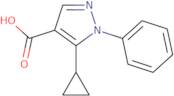 5-Cyclopropyl-1-phenyl-1H-pyrazole-4-carboxylic acid