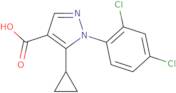 5-Cyclopropyl-1-(2,4-dichlorophenyl)-1H-pyrazole-4-carboxylic acid