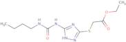 Ethyl 2-[(3-{[(butylamino)carbonyl]amino}-1H-1,2,4-triazol-5-yl)sulfanyl]acetate