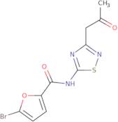 5-Bromo-N-[3-(2-oxopropyl)-1,2,4-thiadiazol-5-yl]-2-furamide