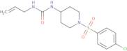 N-Allyl-N'-{1-[(4-chlorophenyl)sulfonyl]-4-piperidinyl}urea