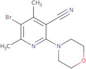 5-Bromo-4,6-dimethyl-2-(morpholin-4-yl)pyridine-3-carbonitrile