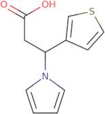 3-(1H-Pyrrol-1-yl)-3-(thiophen-3-yl)propanoic acid