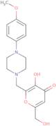 3-Hydroxy-6-(hydroxymethyl)-2-{[4-(4-methoxyphenyl)piperazin-1-yl]methyl}-4H-pyran-4-one