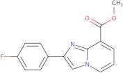 Methyl 2-(4-fluorophenyl)imidazo[1,2-a]pyridine-8-carboxylate