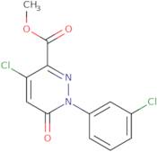 Methyl 4-chloro-1-(3-chlorophenyl)-6-oxo-1,6-dihydropyridazine-3-carboxylate