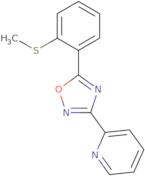 2-{5-[2-(Methylsulfanyl)phenyl]-1,2,4-oxadiazol-3-yl}pyridine