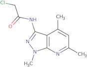 2-Chloro-N-{1,4,6-trimethyl-1H-pyrazolo[3,4-b]pyridin-3-yl}acetamide