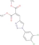 Dimethyl 2-{[1-(3,4-dichlorophenyl)-1H-1,2,3-triazol-4-yl]methylene}malonate