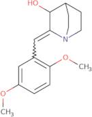 (2Z)-2-[(2,5-Dimethoxyphenyl)methylidene]-1-azabicyclo[2.2.2]octan-3-ol