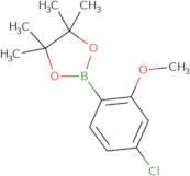 2-(4-chloro-2-methoxyphenyl)-4,4,5,5-tetramethyl-1,3,2-dioxaborolane