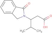 4-Methyl-3-(1-oxo-2,3-dihydro-1H-isoindol-2-yl)pentanoic acid