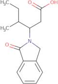 4-Methyl-3-(1-oxo-2,3-dihydro-1H-isoindol-2-yl)hexanoic acid