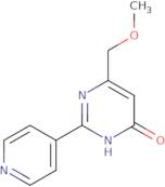 6-(Methoxymethyl)-2-(4-pyridinyl)-4-pyrimidinol