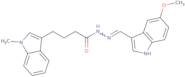 N'-[(Z)-(5-Methoxy-1H-indol-3-yl)methylidene]-4-(1-methyl-1H-indol-3-yl)butanohydrazide