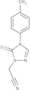 2-[4-(4-Methylphenyl)-5-oxo-4,5-dihydro-1H-1,2,4-triazol-1-yl]acetonitrile