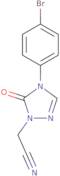 2-[4-(4-Bromophenyl)-5-oxo-4,5-dihydro-1H-1,2,4-triazol-1-yl]acetonitrile