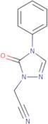 2-(5-Oxo-4-phenyl-4,5-dihydro-1H-1,2,4-triazol-1-yl)acetonitrile