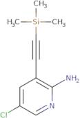 5-Chloro-3-((trimethylsilyl)ethynyl)pyridin-2-amine