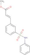 Methyl(E)-3-(3-(N-phenylsulfamoyl)phenyl)acrylate