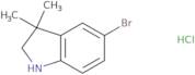 5-bromo-3,3-dimethyl-2,3-dihydro-1H-indole hydrochloride