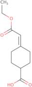 4-(2-Ethoxy-2-oxoethylidene)cyclohexanecarboxylic acid