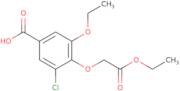 3-Chloro-5-ethoxy-4-(2-ethoxy-2-oxoethoxy)benzoic acid