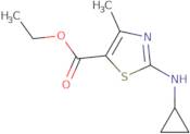 Ethyl 2-(cyclopropylamino)-4-methyl-1,3-thiazole-5-carboxylate