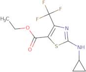 2-Cyclopropylamino-4-trifluoromethyl-thiazole-5-carboxylic acid ethyl ester